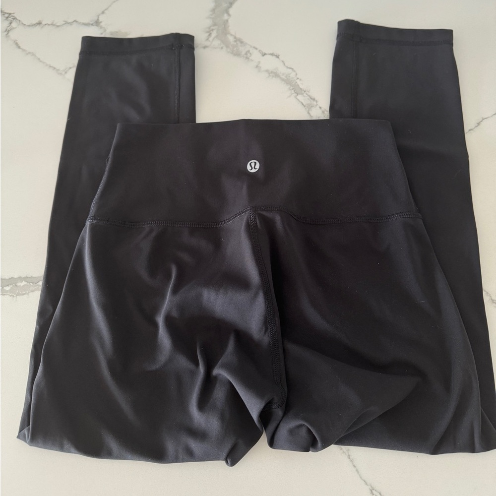 Lululemon Wunder Under Crop High-Rise 21” Black, Size 4